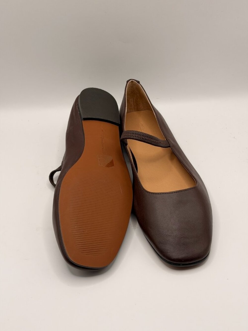 Madewell Womens The Greta Coffe Bean Brown Leather Ballet Flat Sz 8 - Picture 9 of 9